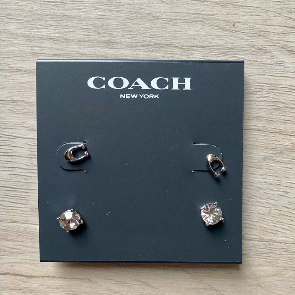 Coach Earrings - Set of 2